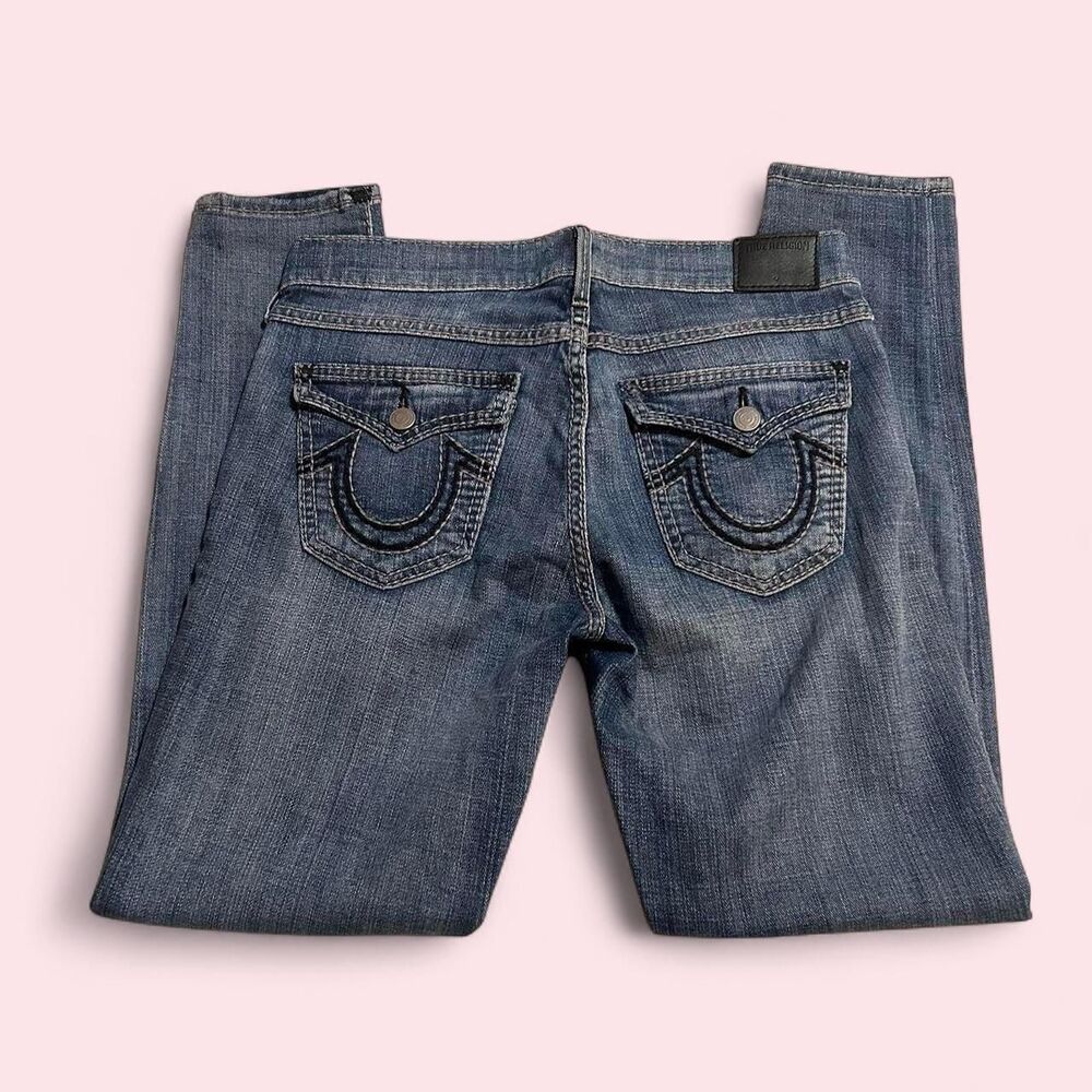 True Religion Halle Mid Rise Skinny Jeans